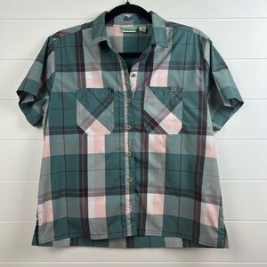 Ll bean short sleeve button down shirt